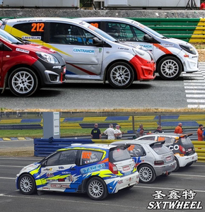 wrc赛道15寸16寸4孔轮毂206飞度polo晶锐r56嘉年华马自达323雨燕