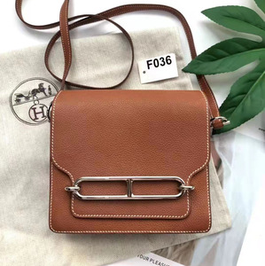【现货】hermes爱马仕猪鼻子包经典时尚单肩斜跨包f036