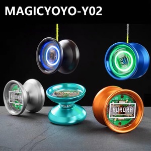 LED灯光 悠悠球 Y02 欧若拉Aurora 金属专业比赛溜溜球Magic yoyo