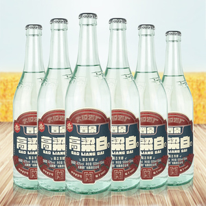 太原酒厂晋泉高粱白酒纯粮固态青白整箱6瓶清香型42度550ml山西