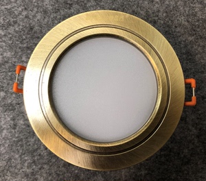 达美新款高档新款复古书房led筒灯嵌入式4w开孔8公分防雾筒灯灯