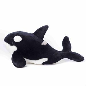 虎鲸公仔 虎鲸毛绒玩具鲸鱼毛绒玩具 海洋动物 一角鲸