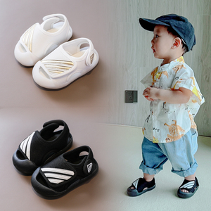 宝宝学步凉鞋夏季包头2小童女宝宝鞋子防滑软底婴幼儿鞋1-3岁男童