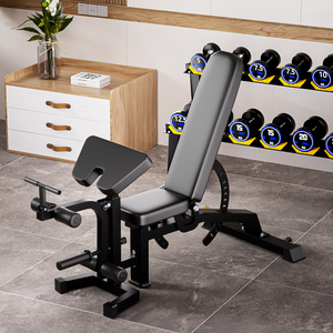 家用多功能仰卧板健身器材可调节卧推凳商用哑铃凳飞鸟训练健身椅