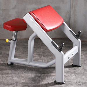 豫龙健身房商用牧师椅牧师凳二头肌训练凳二头肌架三头肌训练器