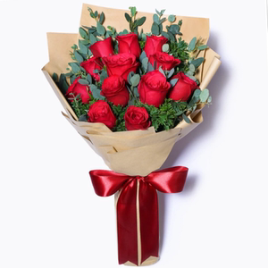 新加坡送花生日礼物国际鲜花速递同城花店当天送达玫瑰花情人节