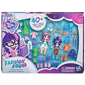 孩之宝小马宝莉小马国女孩时尚组合紫悦和音韵公主娃娃F1587玩具