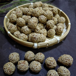 湖南永州新田土特产麻圆 香酥脆糯芝麻球 休闲零食500g传统小吃