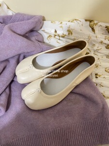 代购maison margiela 21新款vintage软皮tabi 分趾芭蕾舞猪蹄鞋