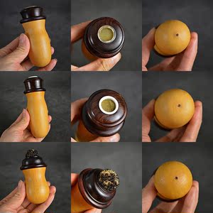 小叶紫檀口盖天津小董纸模竹蛉葫芦虫具范制鸣虫葫芦扎嘴葫芦