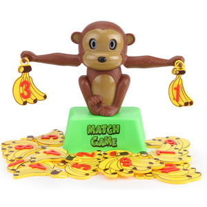 智力开发玩具数学加减猴子挂香蕉平衡天平亲子互动教游戏益智娱乐