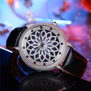 时来运转手表男女镶钻满天星旋转大表盘十大品牌手表男学生潮流款