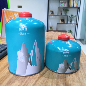 金字塔气罐扁气罐露营高寒高山炉具便携野炊燃气罐丁烷防爆炉头