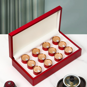 通用茶叶包装盒岩茶红绿茶半斤摆泡礼品茶盒小罐礼盒木盒空盒定制