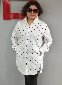 胖华春季女装新款加肥中长款袖白色薄洋气显瘦衬衫衣特大码200斤
