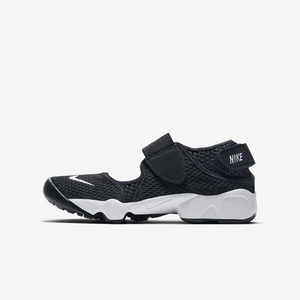 nike耐克儿童忍者魔术贴网面透气舒适运动休闲沙滩凉鞋322359-014