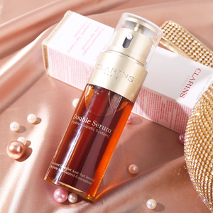 clarins娇韵诗双萃精华液熬夜救星提亮紧致修护精华露旗舰店正品