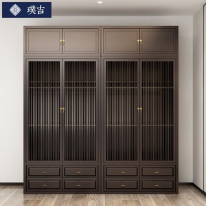 新中式拉门衣柜禅意