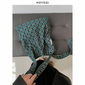 【小优家包包】HOYOZI原创格子帆布包包女斜挎包2024新款腋下单肩