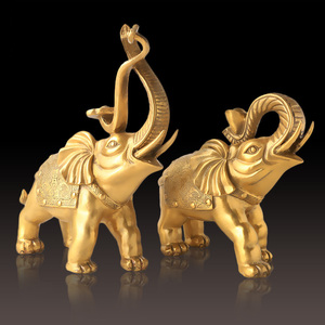 铜器大号富贵荣华象摆件 家居工艺装饰品摆设礼品