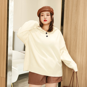 女装 大码女装 大码卫衣,绒衣 大码针织卫衣200斤