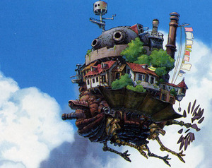 【模蛇】宫崎骏系列 飞行版哈尔的移动城堡 纸模型