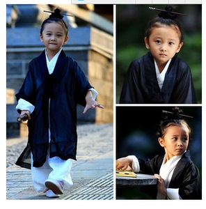 幼儿童古装汉服古代道士服男童女童小孩小尼姑道姑摄影表演出服装