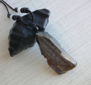 天然木化玉挂件硅化木原石树化石木化石吊坠新疆戈壁石金丝玉挂坠