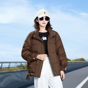 羽绒服九成品女宽松