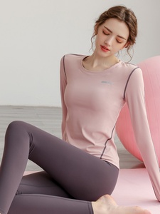 斯泊恩2024春夏新款健身上衣女性感显瘦瑜伽服套装速干运动跑步服