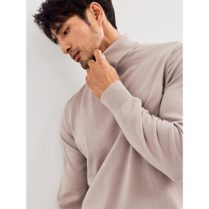 莫兰迪色毛衣男