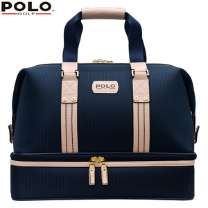 正品polo高尔夫衣物包男女双层大容量衣服包可装鞋手提旅行包