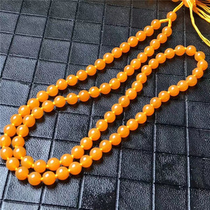 瑞皇翠正宗云南黄龙玉项链挂绳缅甸玉男女吊坠精品玉石挂链毛衣链