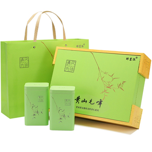 黄山毛峰礼盒绿色