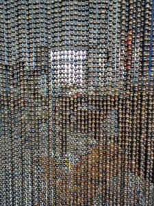 香樟木门帘老料樟木珠帘玄关隔断帘风水帘木帘卧室挂帘防蚊驱蚊帘