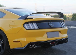 福特野马尾翼碳纤维15-20款mustang改装gt运动跑车翼大尾翼双层翼