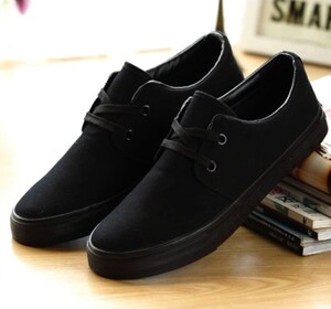 布鞋男全黑