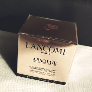 韩国代购 lancome兰蔻新款菁纯臻颜润养眼霜金纯卓颜 20ml 抗皱