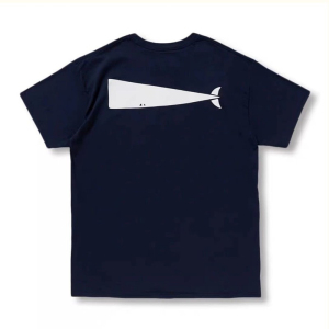 descendant dcdt tee限定小鲸鱼印花短袖男夏季休闲百搭潮牌t恤