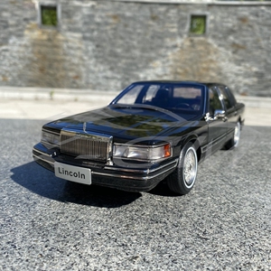 林肯城市车模 1:18 城市town car 合金汽车模型收藏礼物摆件礼品