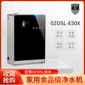 ozosl欧赛蓝天家用型食品级净水机直饮机水解臭氧消毒一体机