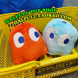 【halfull】像素游戏经典 超大吃豆人毛绒公仔玩具玩偶摆件可发声