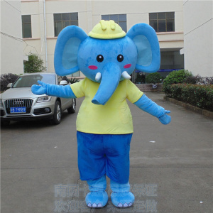 定做网红动漫少儿活动表演道具大象头套小象头套卡通人偶服装衣服