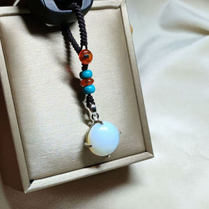 000人付款天猫云海石如意平安扣橘子石樱花石石碑昱珀配九叶铃莲封印