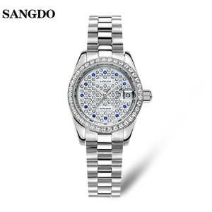sangdo桑德机械女表满天星时尚女装机械表高贵华丽大方手表