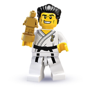 原封lego正品乐高8684人仔抽抽乐第2季#14空手道大师绝版秒杀