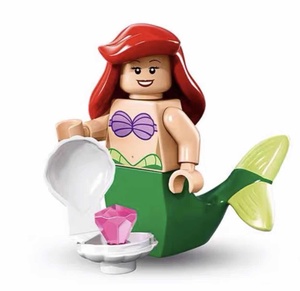 原封lego正品乐高71012抽抽乐disney迪士尼第1季#18美人鱼 稀有
