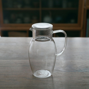 糯米瓷 | 国器 极简磨砂质感 大容量冷水壶 茶壶 耐热玻璃壶