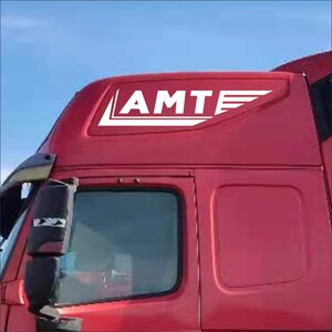 汕德卡车贴车身