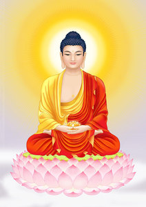 阿弥陀佛像佛像画塑封